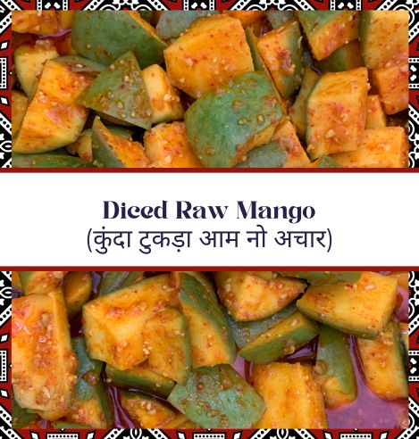 Diced Raw Mango Pickle