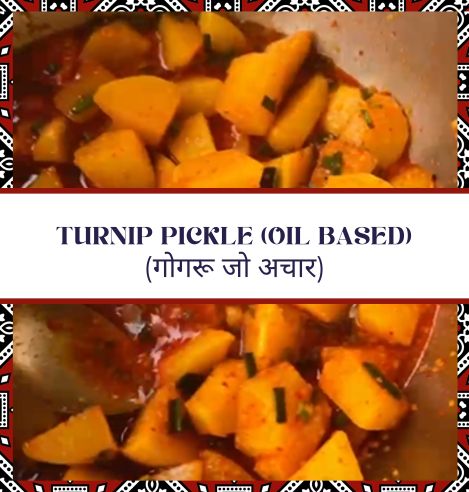 Turnip Pickle (Oil Based)