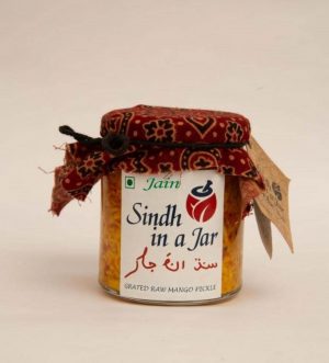 Sindh in a Jar - Grated Raw Mango Pickle - JAIN - 180 gms